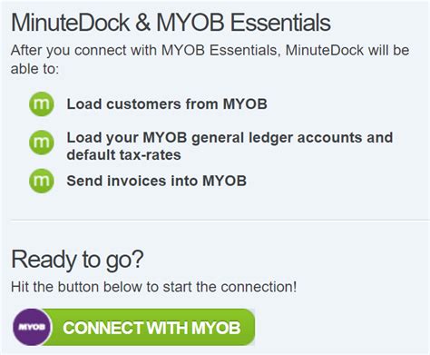 login to myob essentials